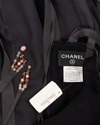 Chanel Silk Chiffon and Ribbon Evening Dress, Fall 2002