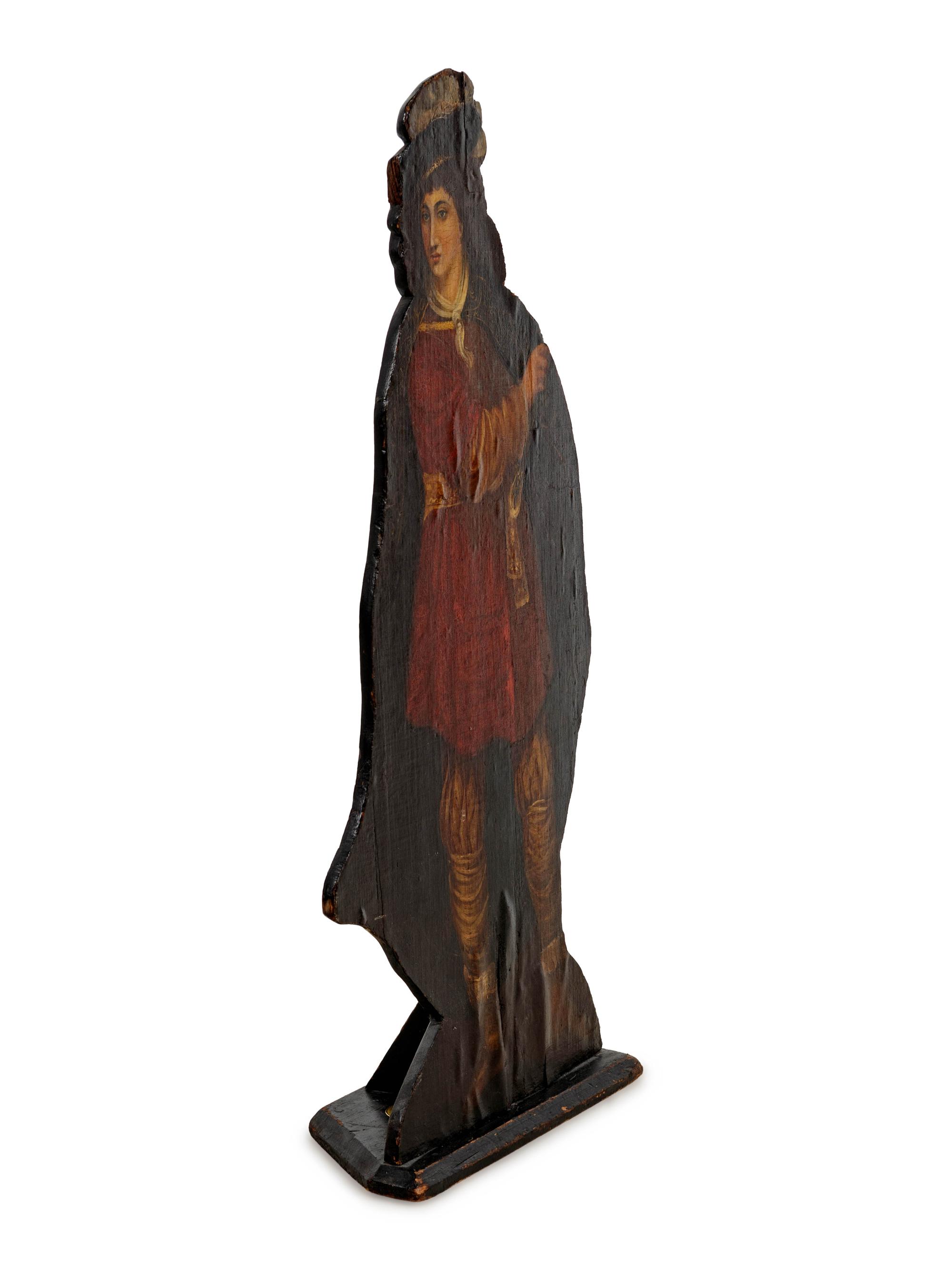 An English Painted Wood Dummy Board