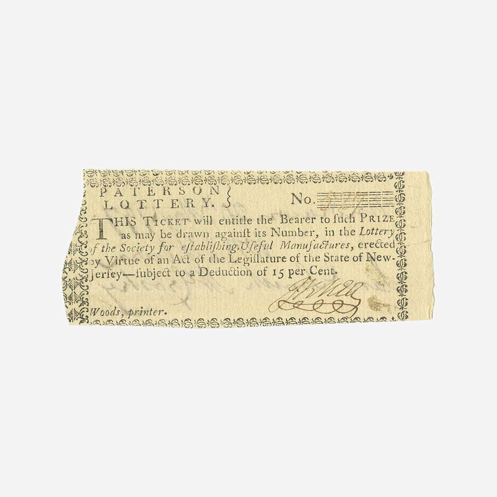 [Hamilton, Alexander] [Society for Establishing Useful Manufactures] Group of 3 Documents Relating the Society for Establishing Useful Manufactures