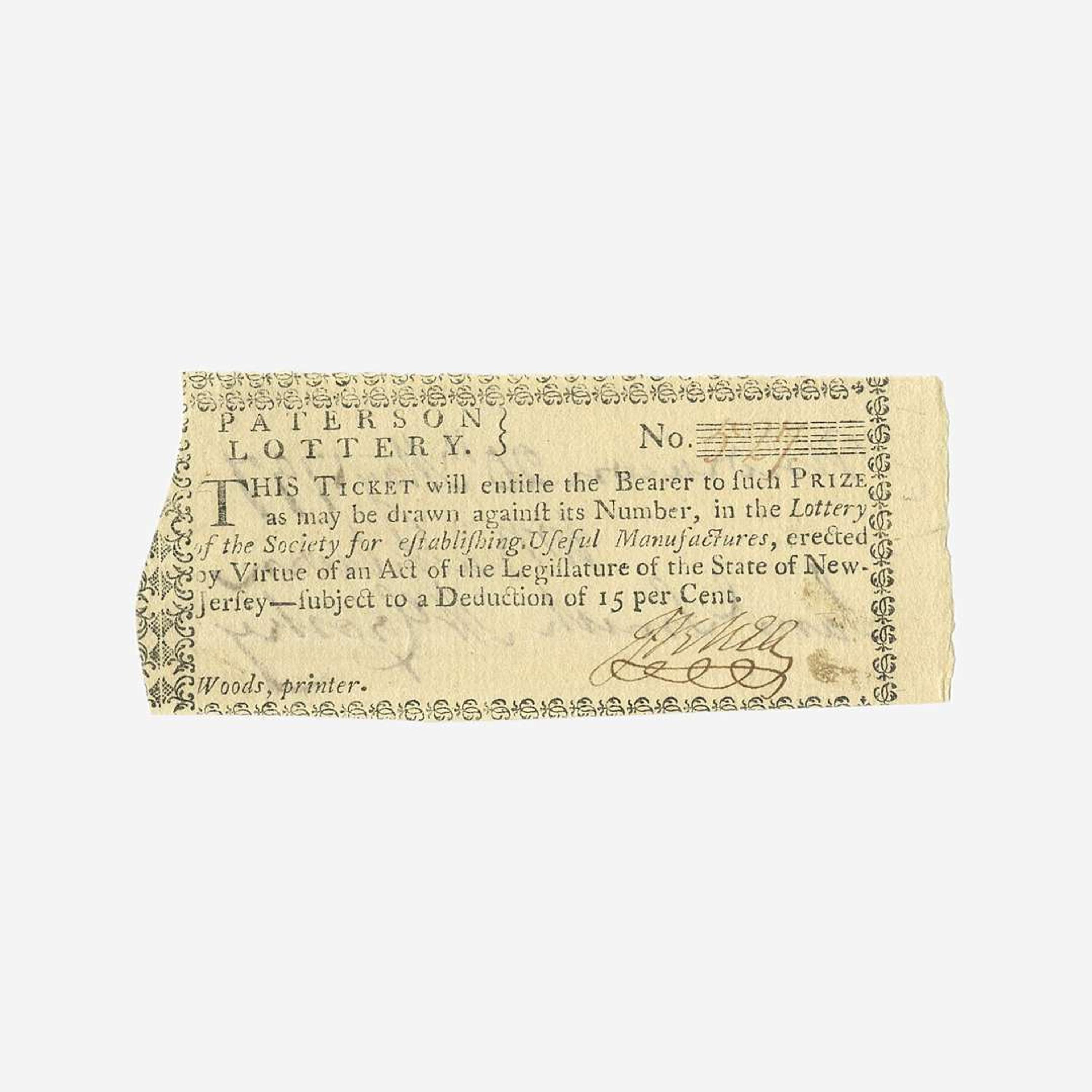 [Hamilton, Alexander] [Society for Establishing Useful Manufactures] Group of 3 Documents Relating the Society for Establishing Useful Manufactures