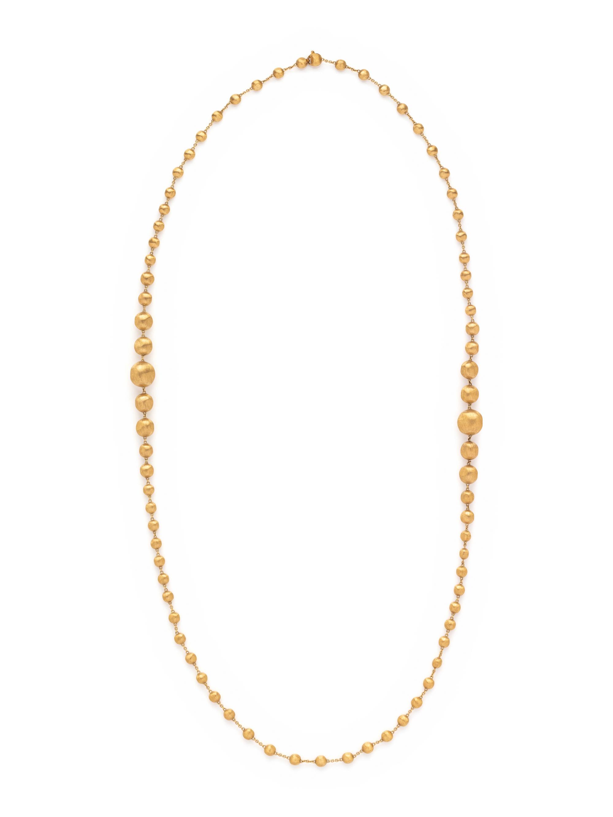 MARCO BICEGO, YELLOW GOLD 'AFRICA' NECKLACE