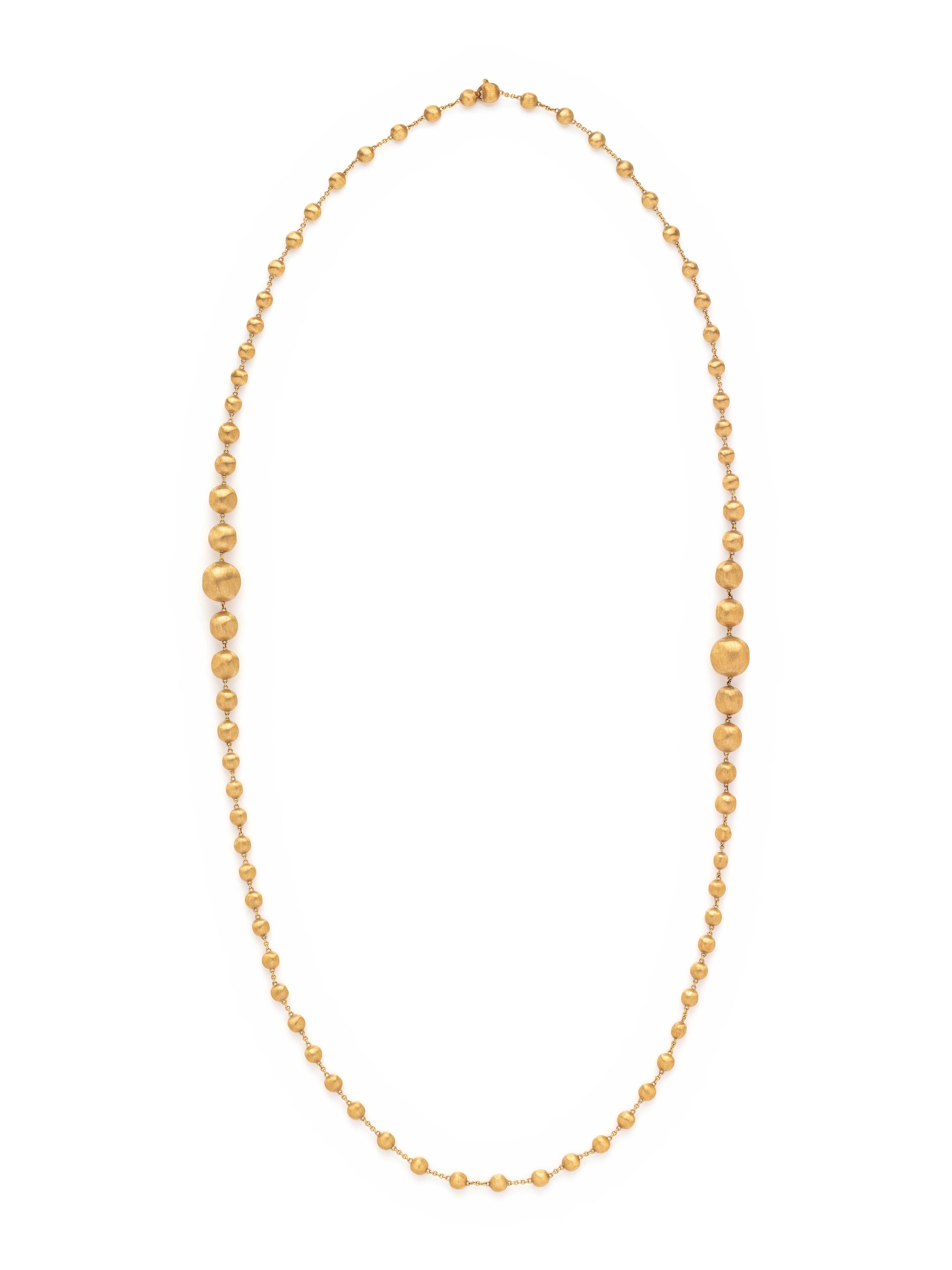 MARCO BICEGO, YELLOW GOLD 'AFRICA' NECKLACE
