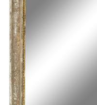 A Napoleon III Silvered and Gilt Wood Mirror