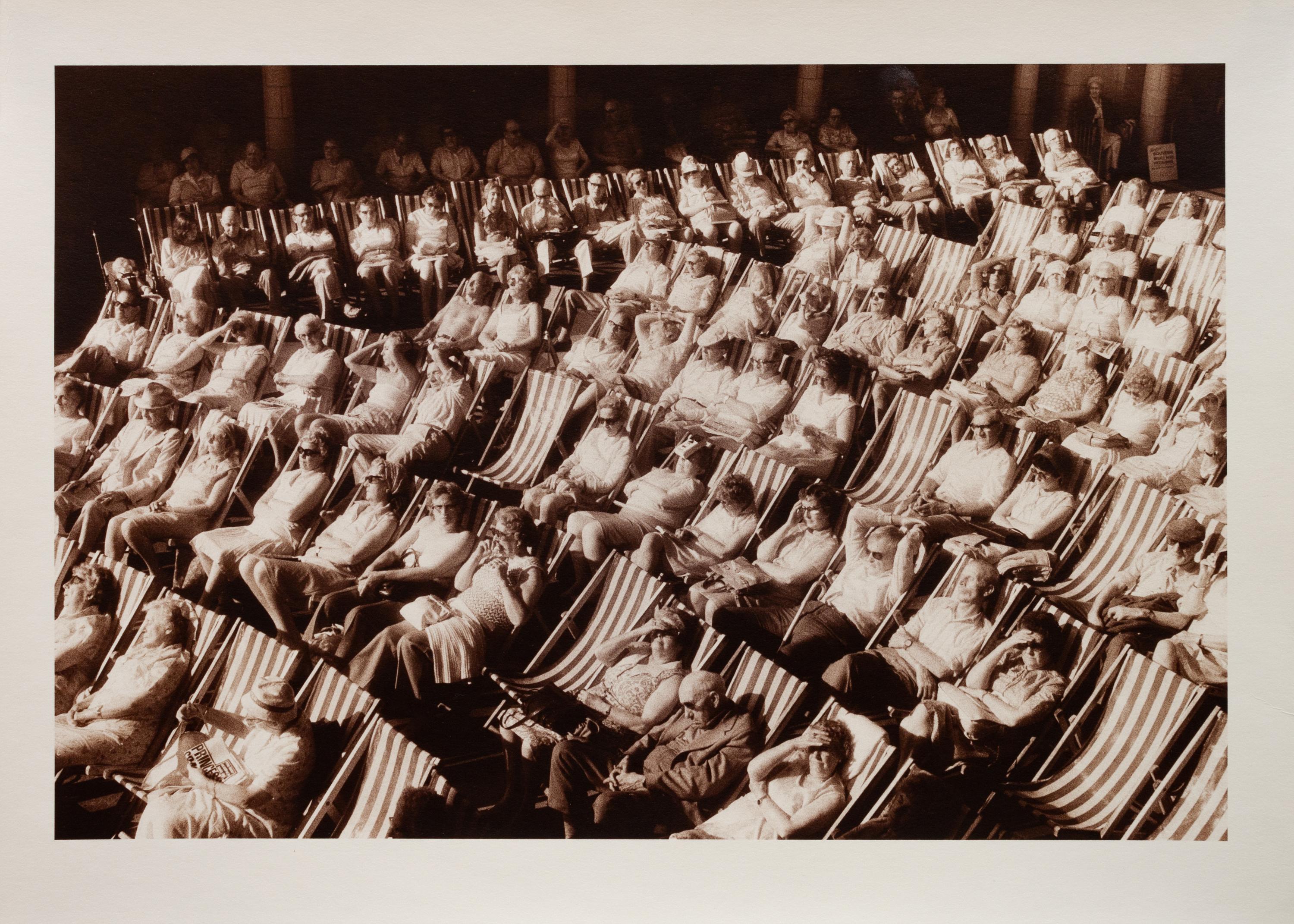 A group of four photographs ( Elberon #1 , 1983; Paignton, England , 1982; Paignton, England (dog) , 1982; Women on Wight, 1981)