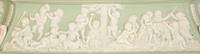 A Celadon Green and White Jasperware Jardinière
