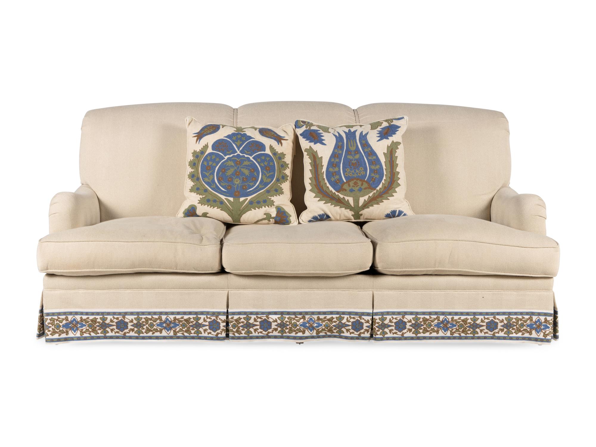 A Kravet Cape May Upholstered Sofa