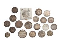 [EXONUMIA] Twenty Small Silver Medallions and Jetons
