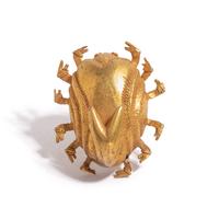 An Akan Gold Scorpion Ring (Mpetea)