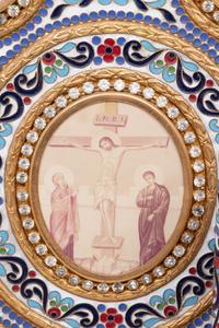 A Group of Russian Champleve Enamel Articles