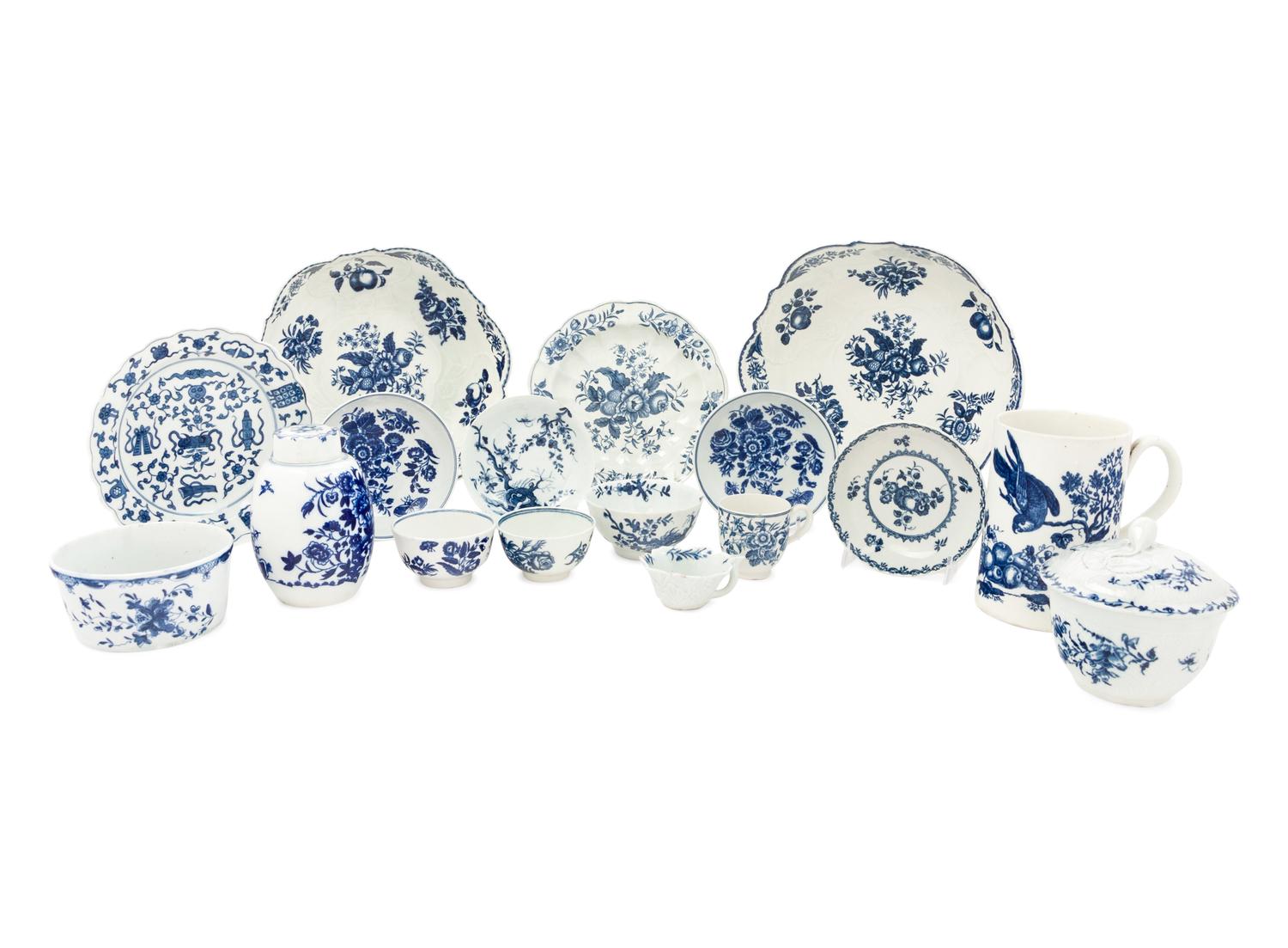 A Collection of Assorted Worcester Porcelain Articles