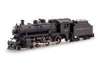 A United Scale Models HO-Gauge Canadian Pacific 4-6-0 Locomotive and Tender