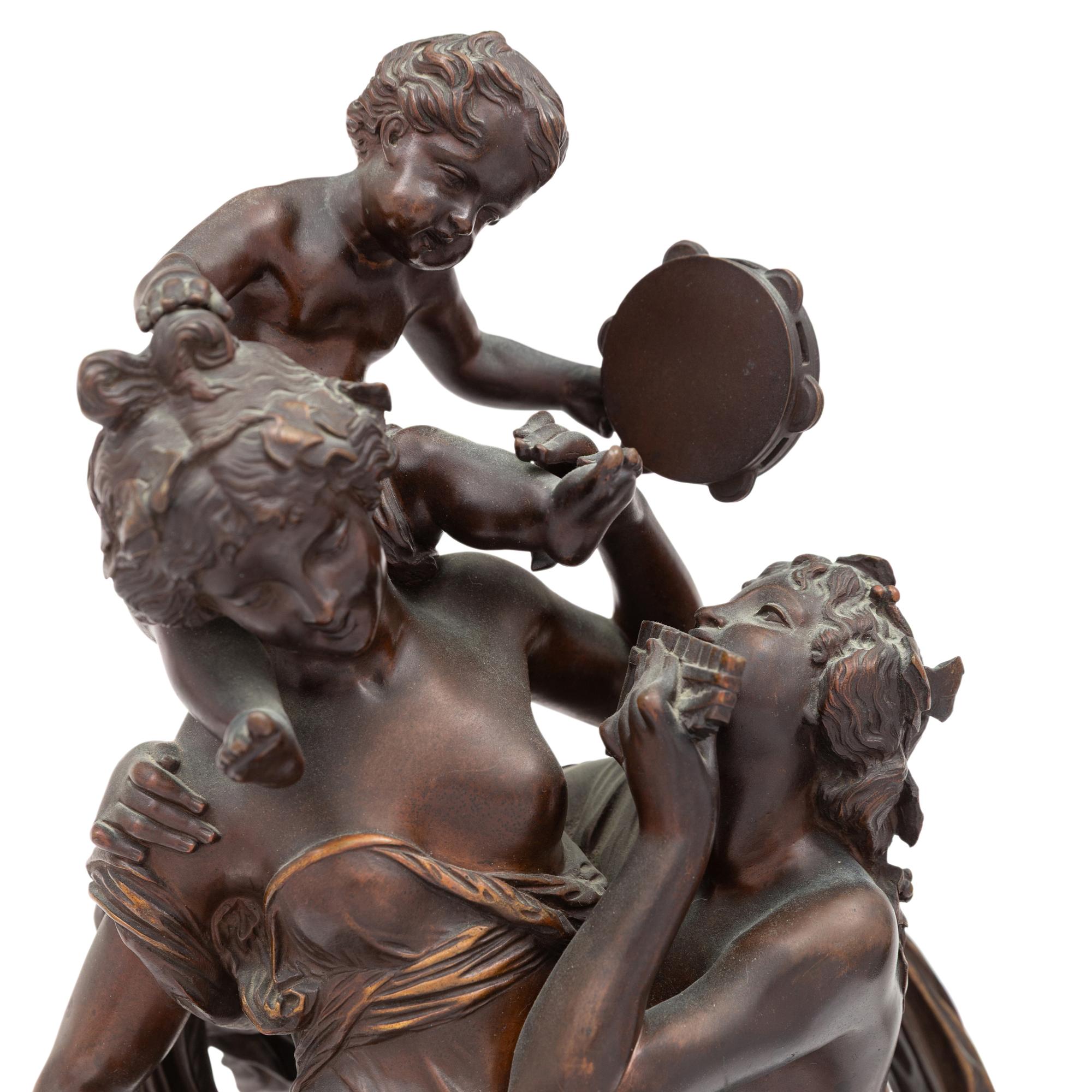 Bacchantes and Dancing Putti, 19th Century
