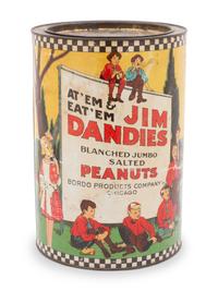 A Jim Dandies Jumbo Peanut Tin
