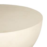 RECOMMENDED FOR DONATION - A Contemporary White Fiberglass/Resin Side Table