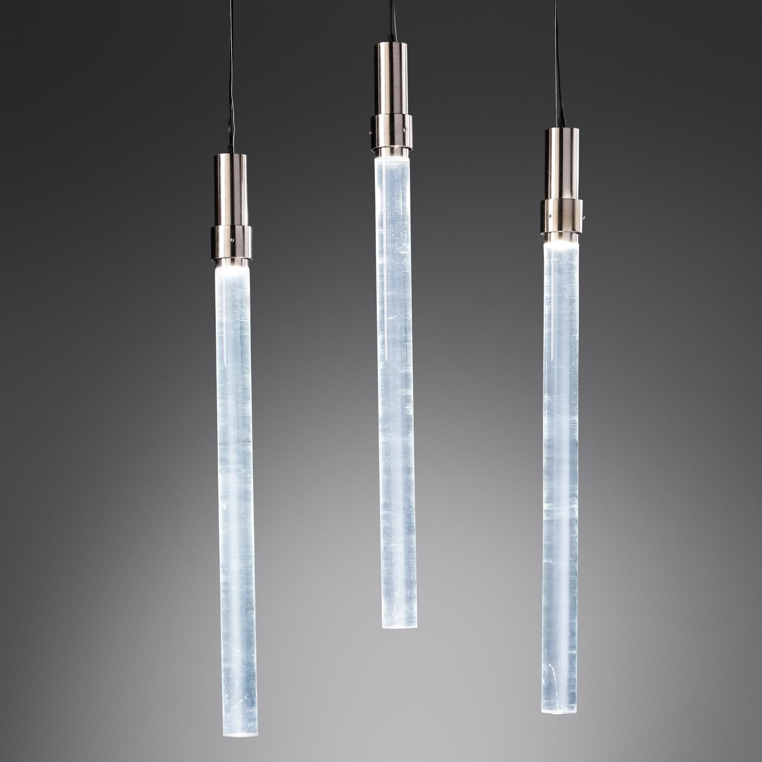 Set of Three Conduttore Pendants, c. 1962 Frigerio, Italy
