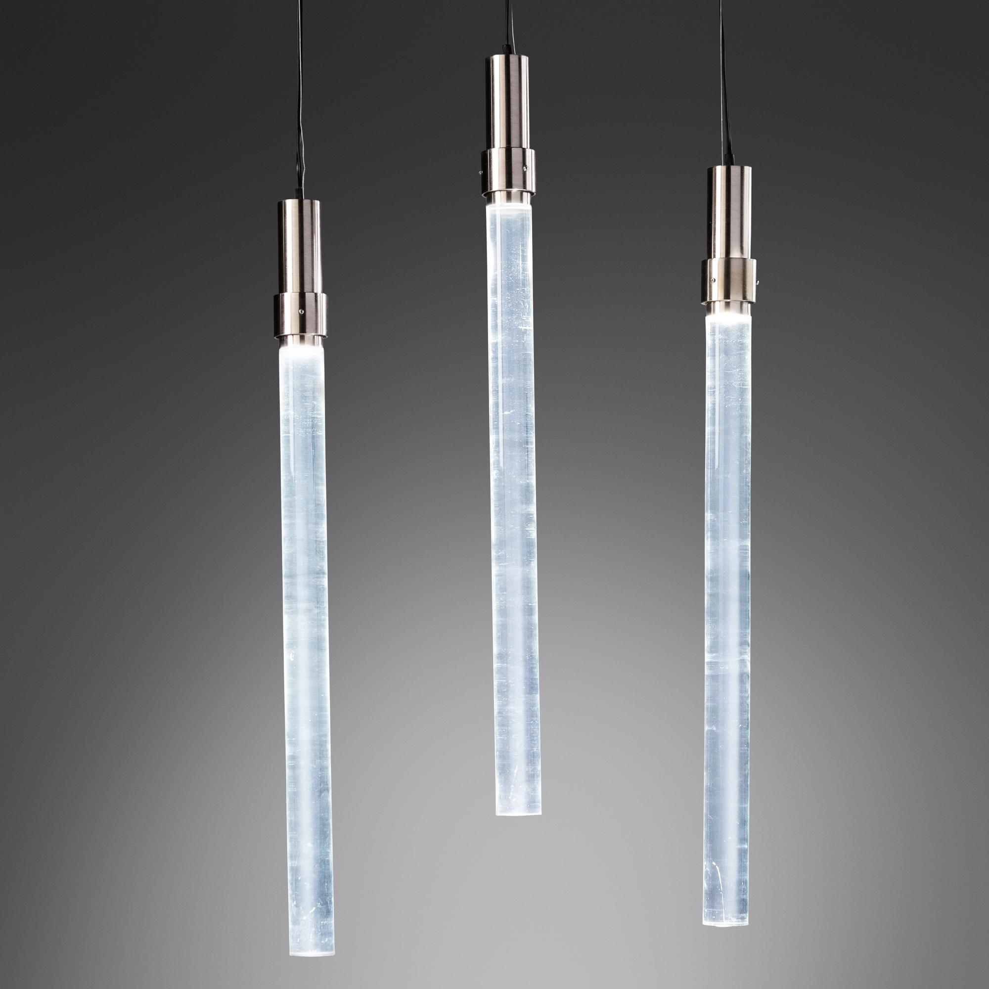 Set of Three Conduttore Pendants, c. 1962 Frigerio, Italy