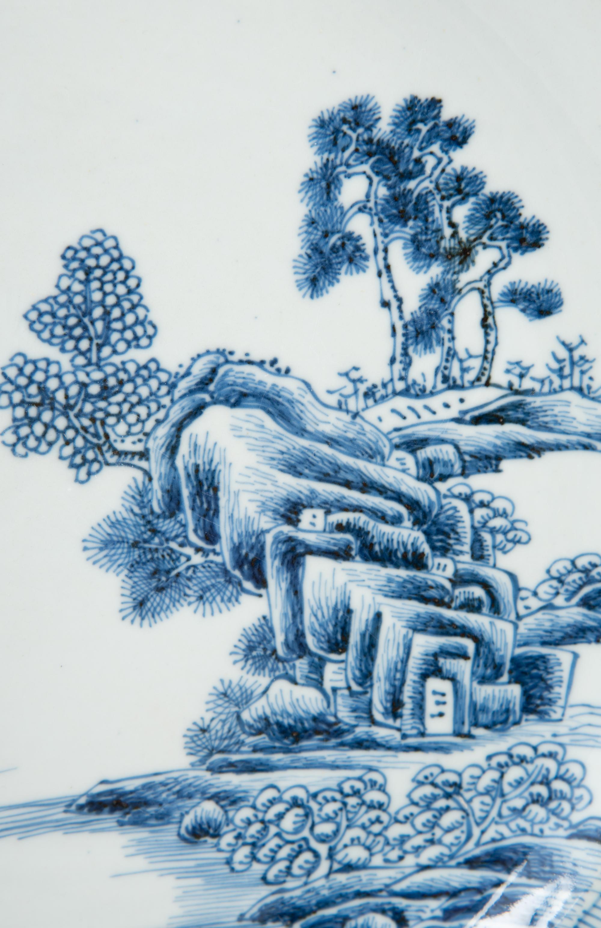 A Chinese Blue and White Porcelain Dish