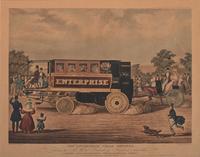 [TRANSPORTATION]. SUMMERS, W., artist. HUNT, C., engraver. ACKERMANN & Co., publisher. The "Enterprise" Steam Omnibus.