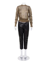 Junya Watanabe Punk Leather Three-Piece Ensemble, Fall/Winter 2006