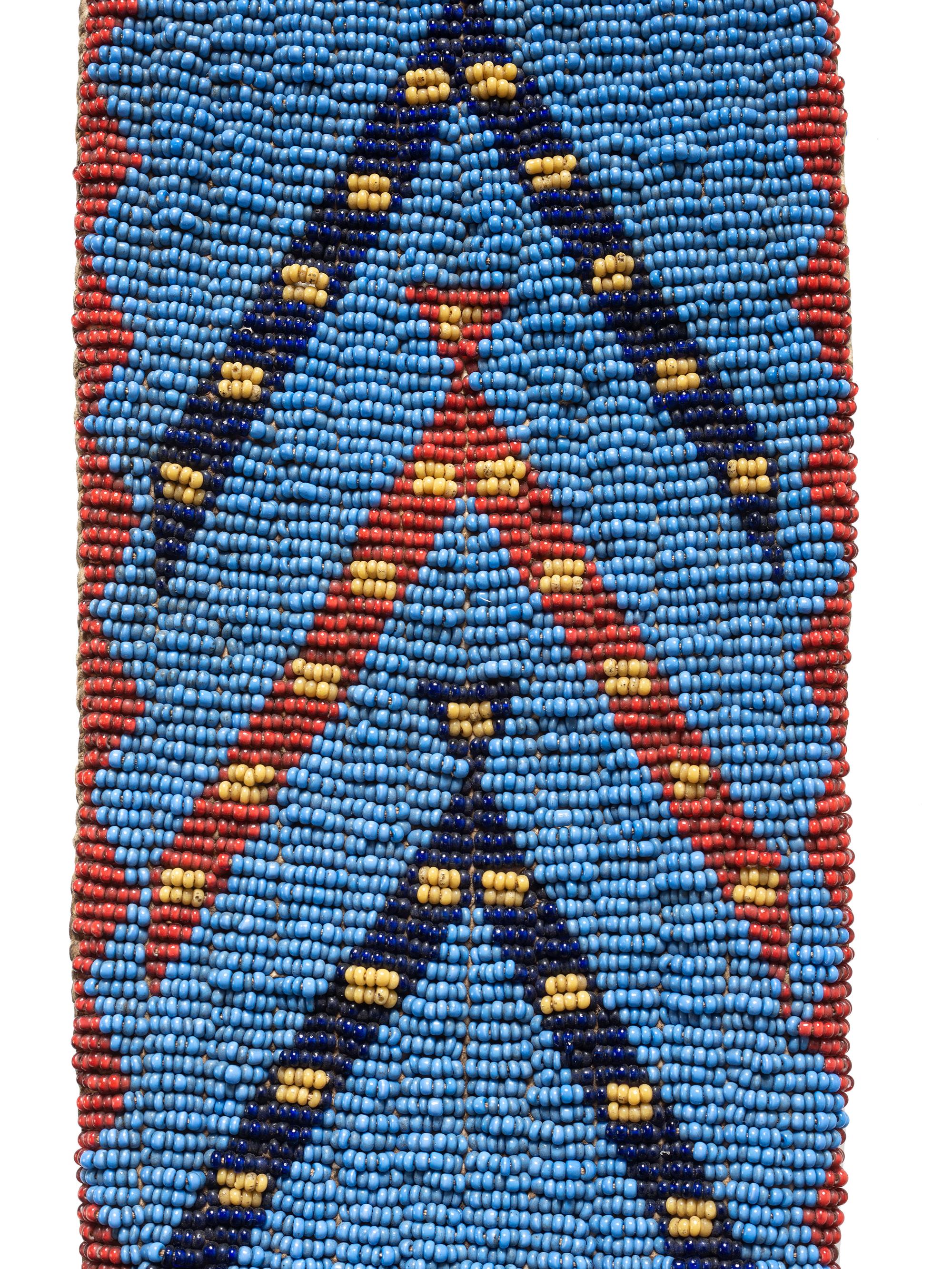 Northern Plains Beaded Hide Knife Sheath