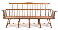 A Wallace Nutting Bench Height 42 x width 89 inches.