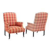 A Pair of Edwardian Armchairs
