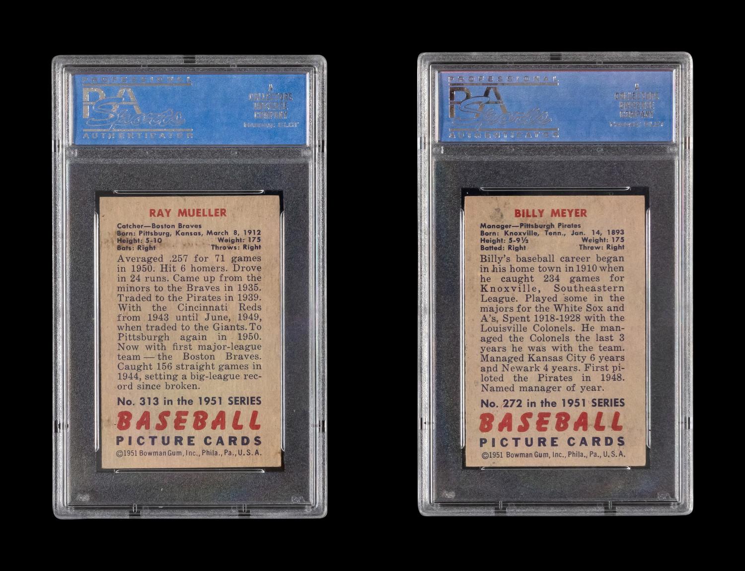 A Group of 173 1951 Bowman Baseball Cards