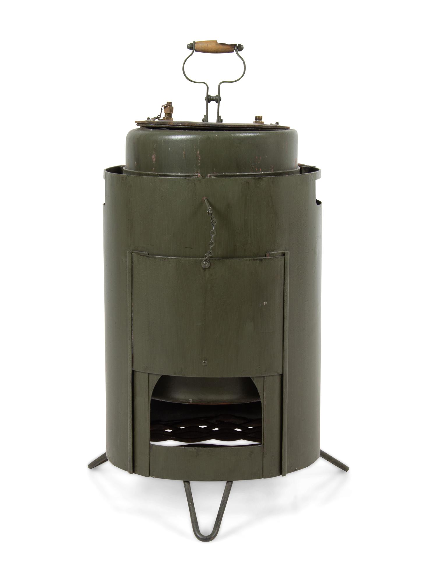 An Arthur, Lyon & Co., Painted Metal Alco Firefly Steam Generator