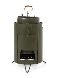 An Arthur, Lyon & Co., Painted Metal Alco Firefly Steam Generator