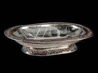 A Silver Mounted Rock Crystal Bowl