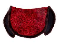 Yves Saint Laurent Leopard Print Fur Poncho, 1980-90s
