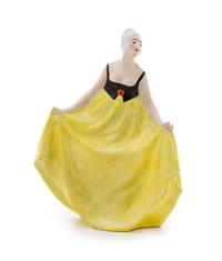 A French Ceramic Figure Height 14 inches. — LEON ALBERT MARIE DE LEYRITZ (1888-1976)