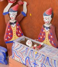 Anonymous, Mid 20th Century, A Mexican Clown Diorama