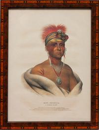 Nine Portraits, from Indian Tribes of North America , 1836-1838