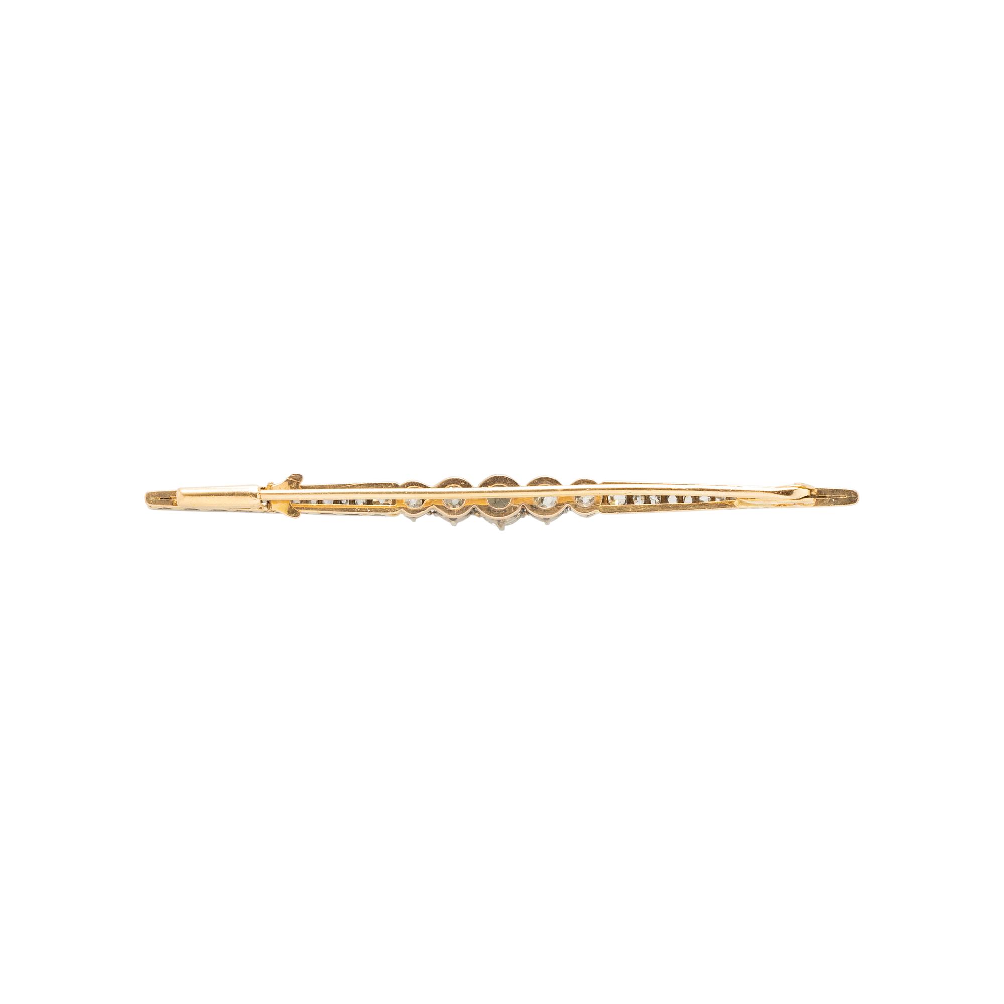 ANTIQUE, DIAMOND BAR PIN