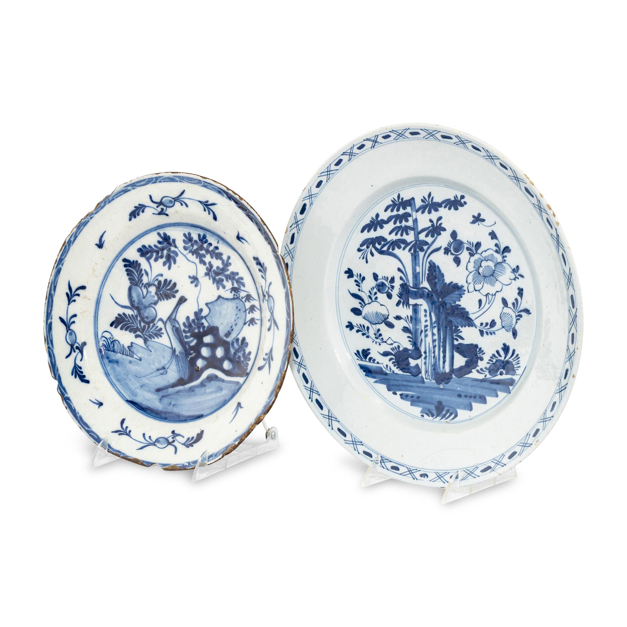 Two Dutch Delft Chargers