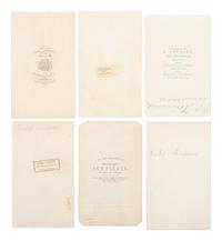 [LINCOLN, Abraham (1809-1865)]. CDVs featuring members of the honor guard that accompanied Lincoln's body from Washington, DC to Springfield, IL, & other key figures in charge of the funeral.