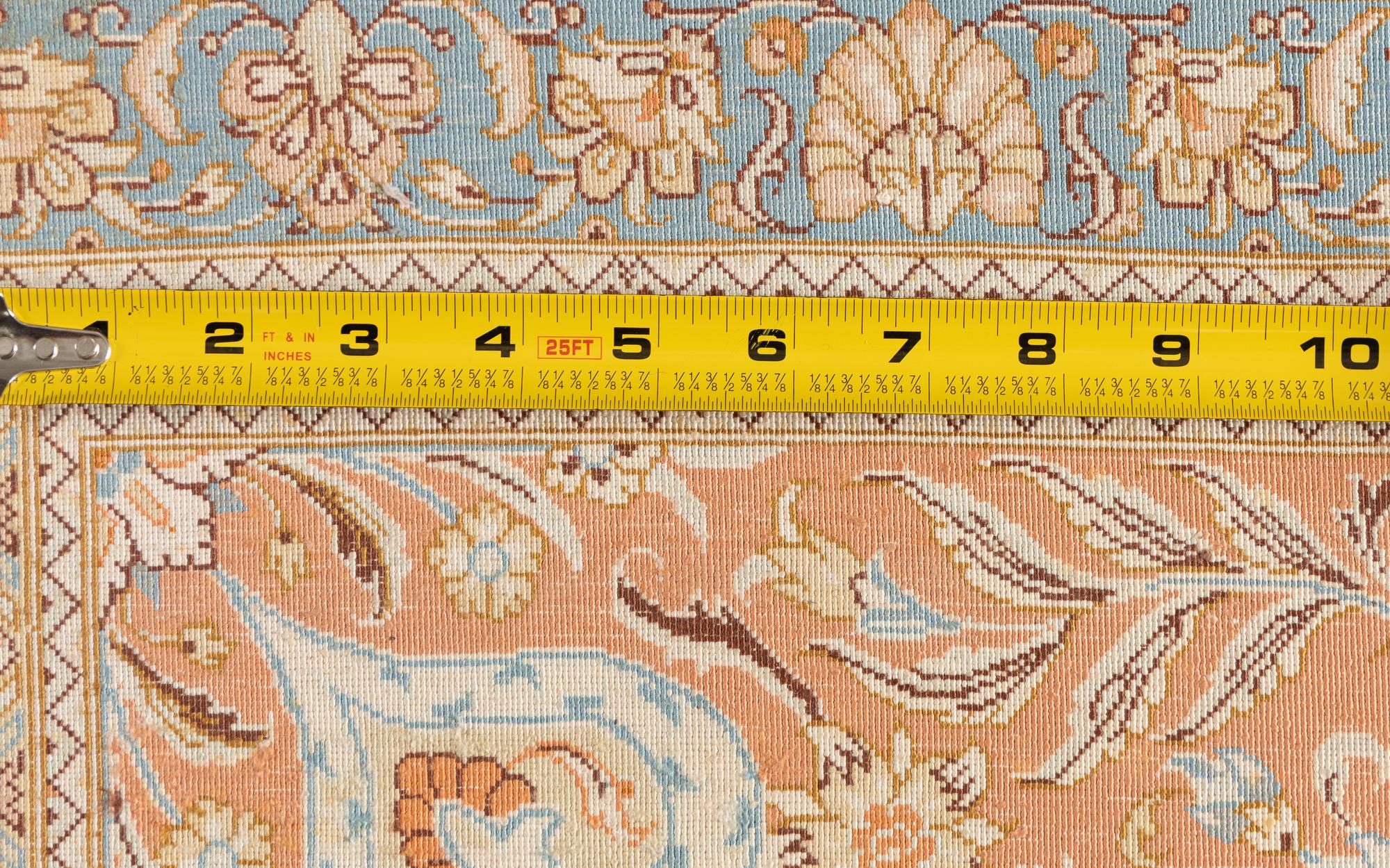 A Nain Silk Carpet