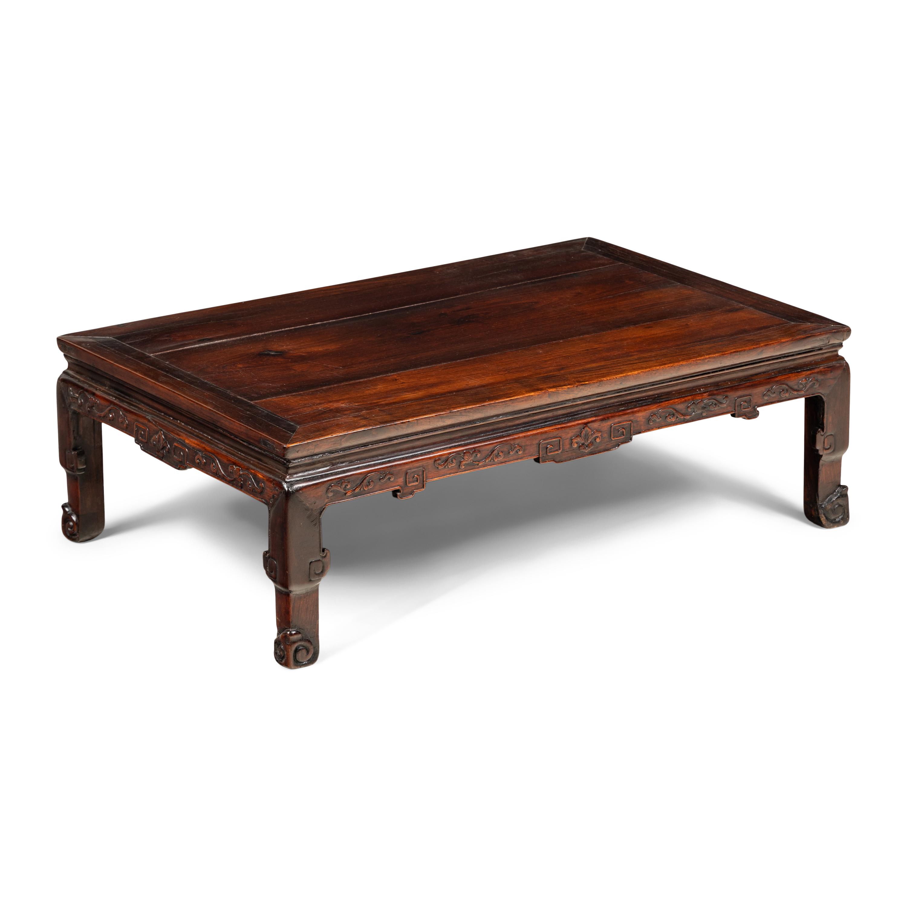 A Chinese Hardwood Low Table
