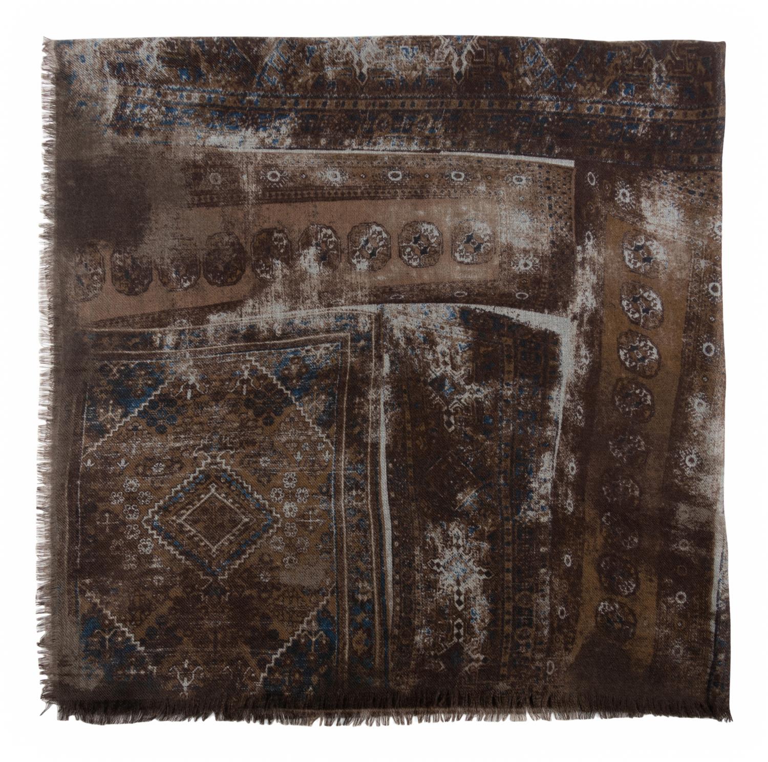 Two Loro Piana Printed Cashmere Scarves