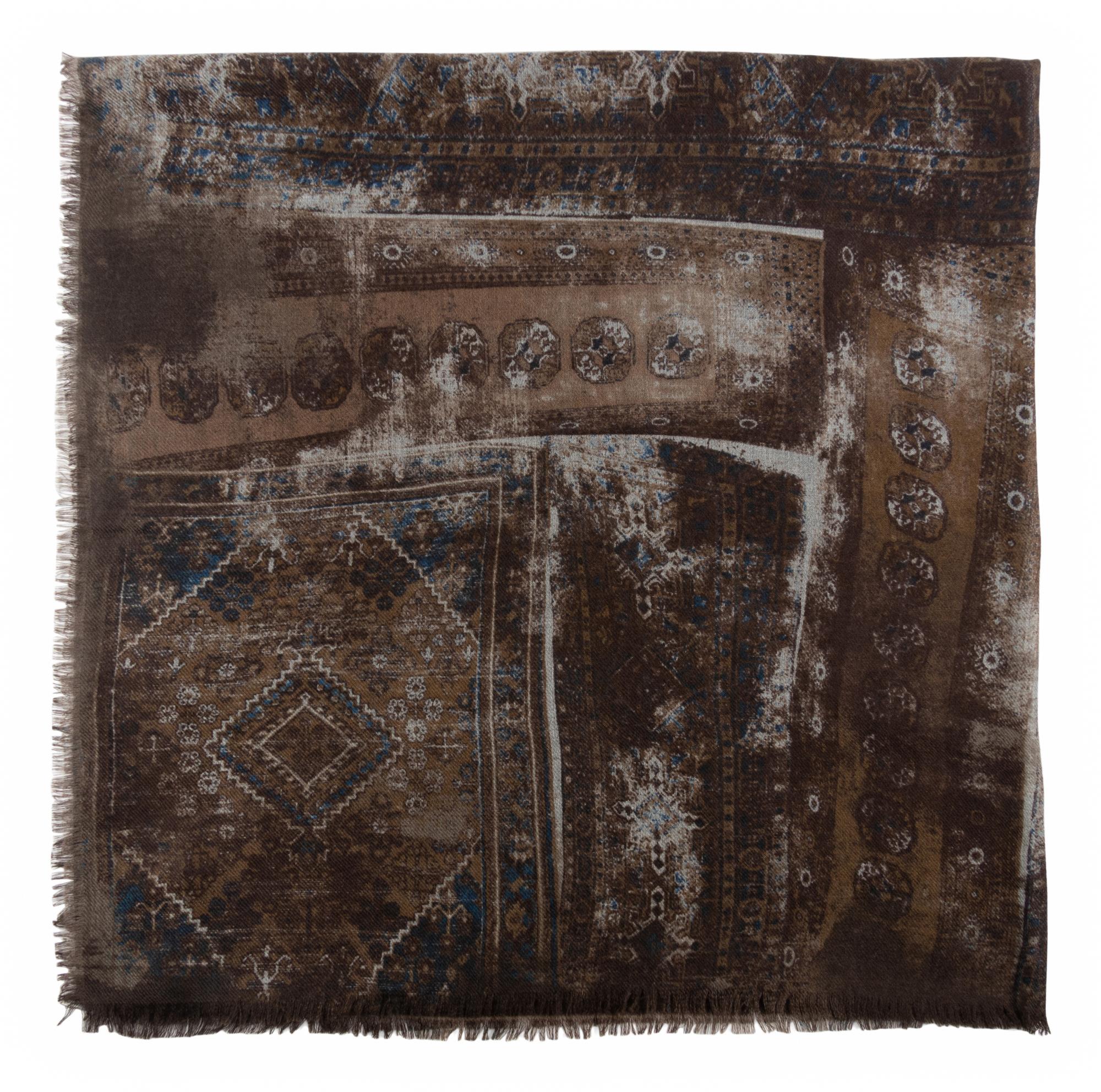 Two Loro Piana Printed Cashmere Scarves