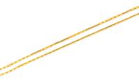 A 22 Karat Yellow Gold Bar Link Chain Necklace, 14.70 dwts.
