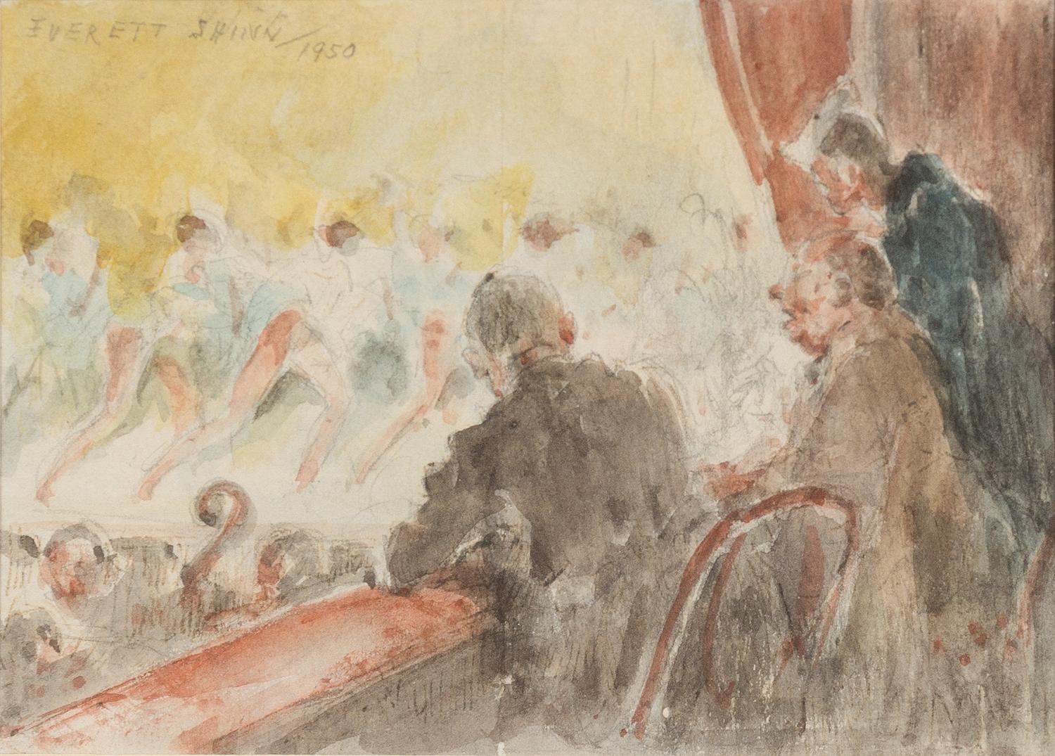 Everett Shinn, (American, 1876-1953), Variety Show, 1950