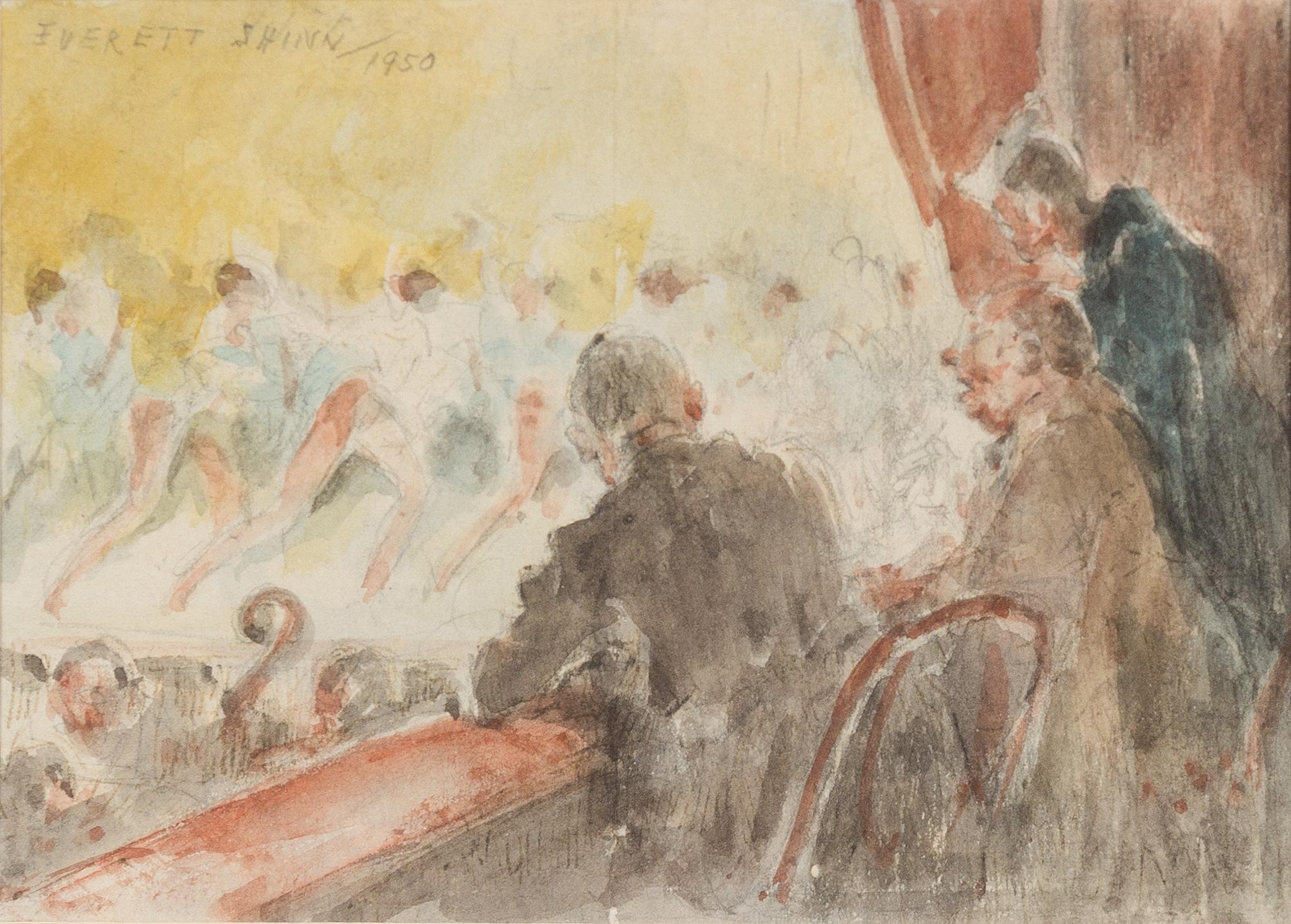 Everett Shinn, (American, 1876-1953), Variety Show, 1950