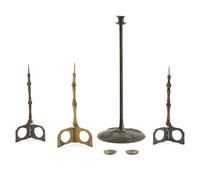 A Bradley and Hubbard Metal Candlestick