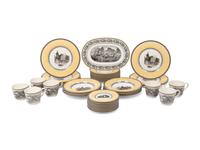 A Villeroy and Boch Audun Chasse Porcelain Dinner Service