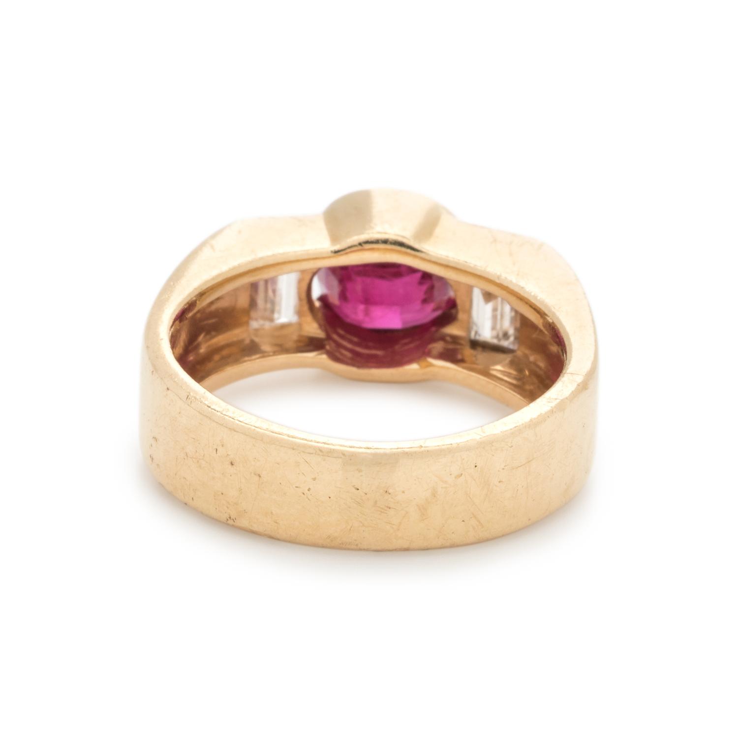 RUBY AND DIAMOND RING