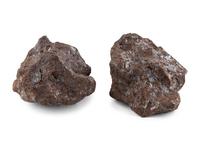 Two Large Octahedrite Meteorite Fragments
