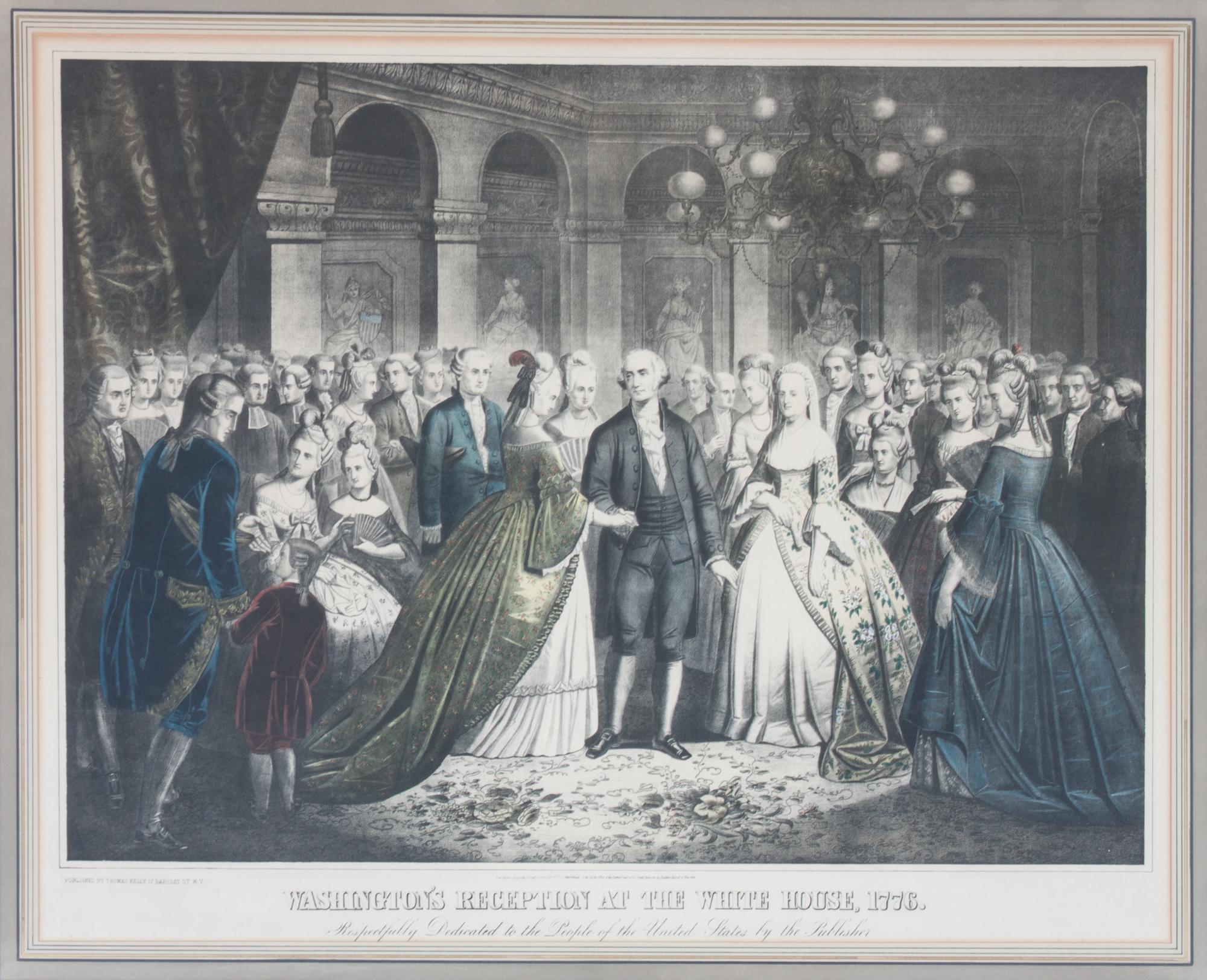A Group of Three Handcolored Engravings First: 20 1/2 x 26 1/2 inches.
