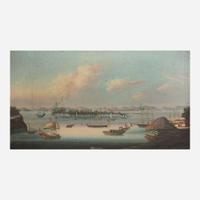 China Trade School 19th century View of Whampoa